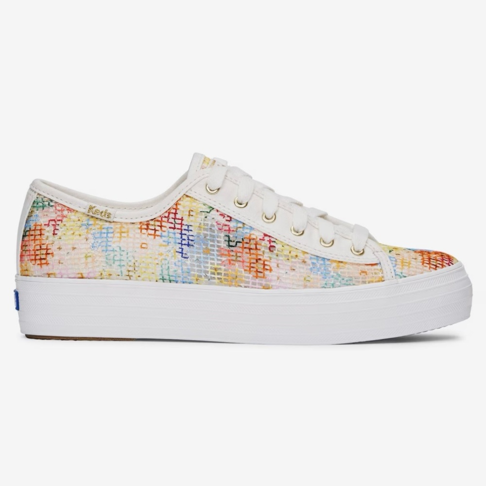 Keds x Rifle Paper Co. Triple Kick Mesh Margaux Lace Up